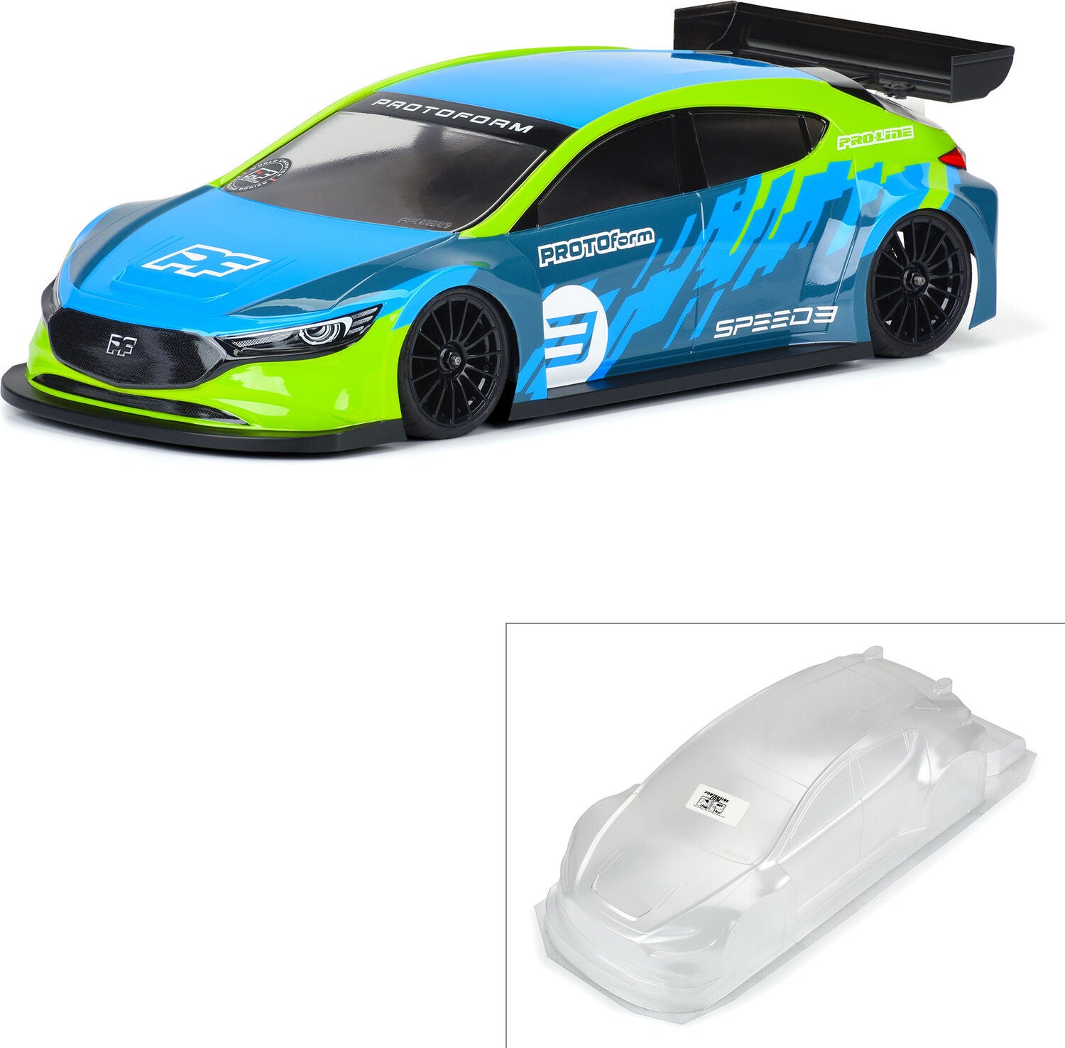 1/10 Speed3 Clear Body: 190mm FWD TC